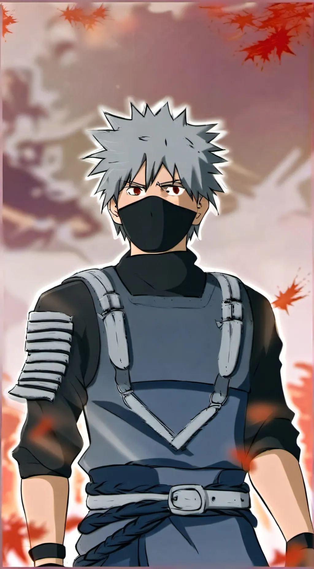 ai character: Kid Kakashi Hatake background