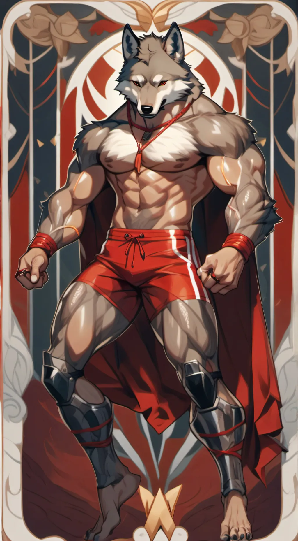 ai character: Red Fang background