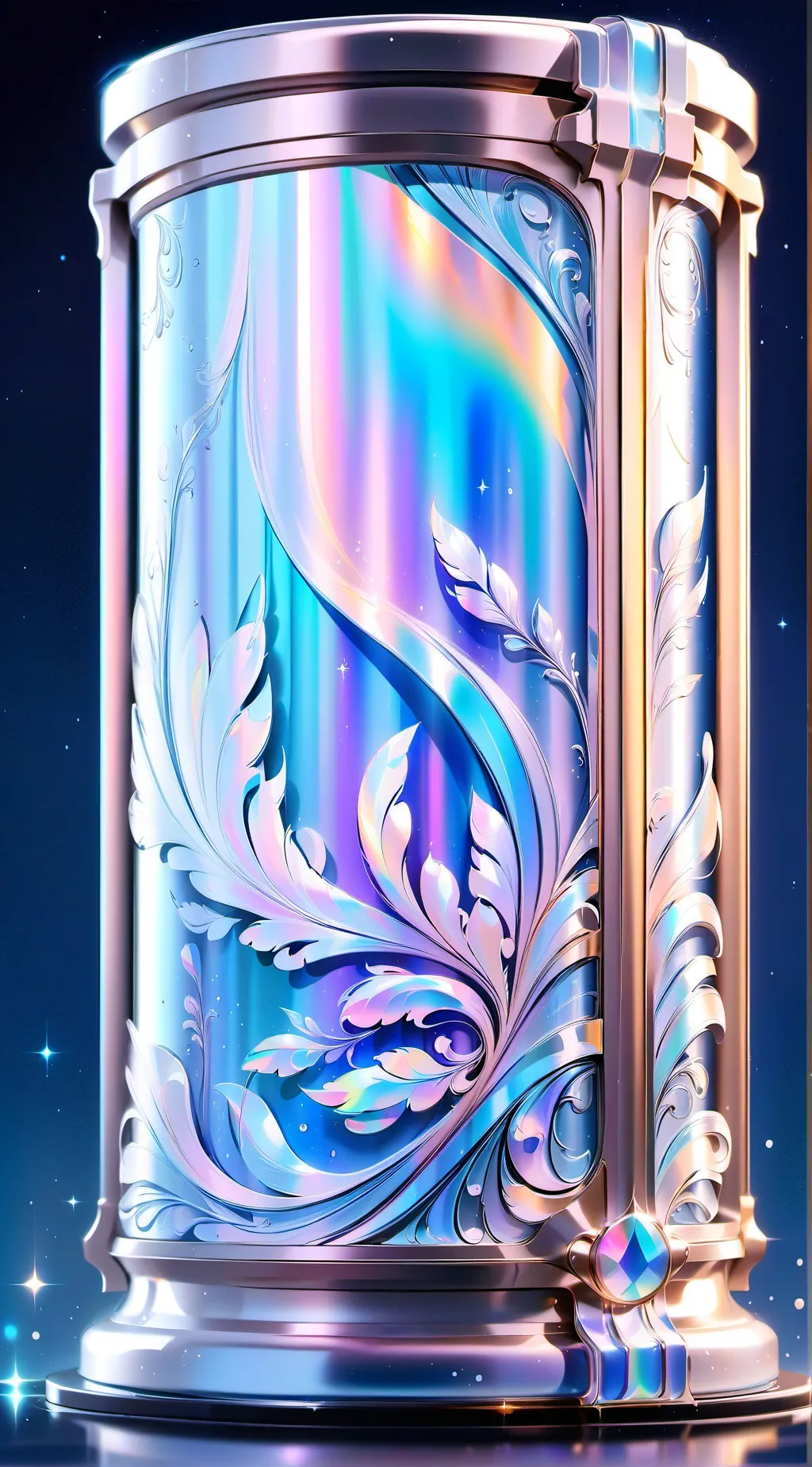 ai character: medal tube background