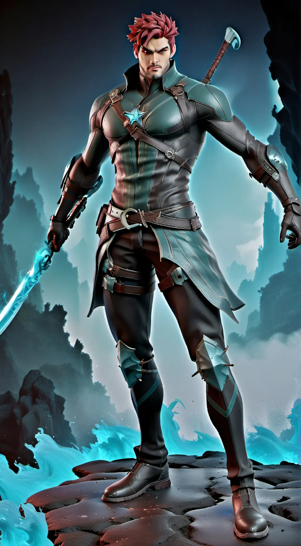 ai character: man background