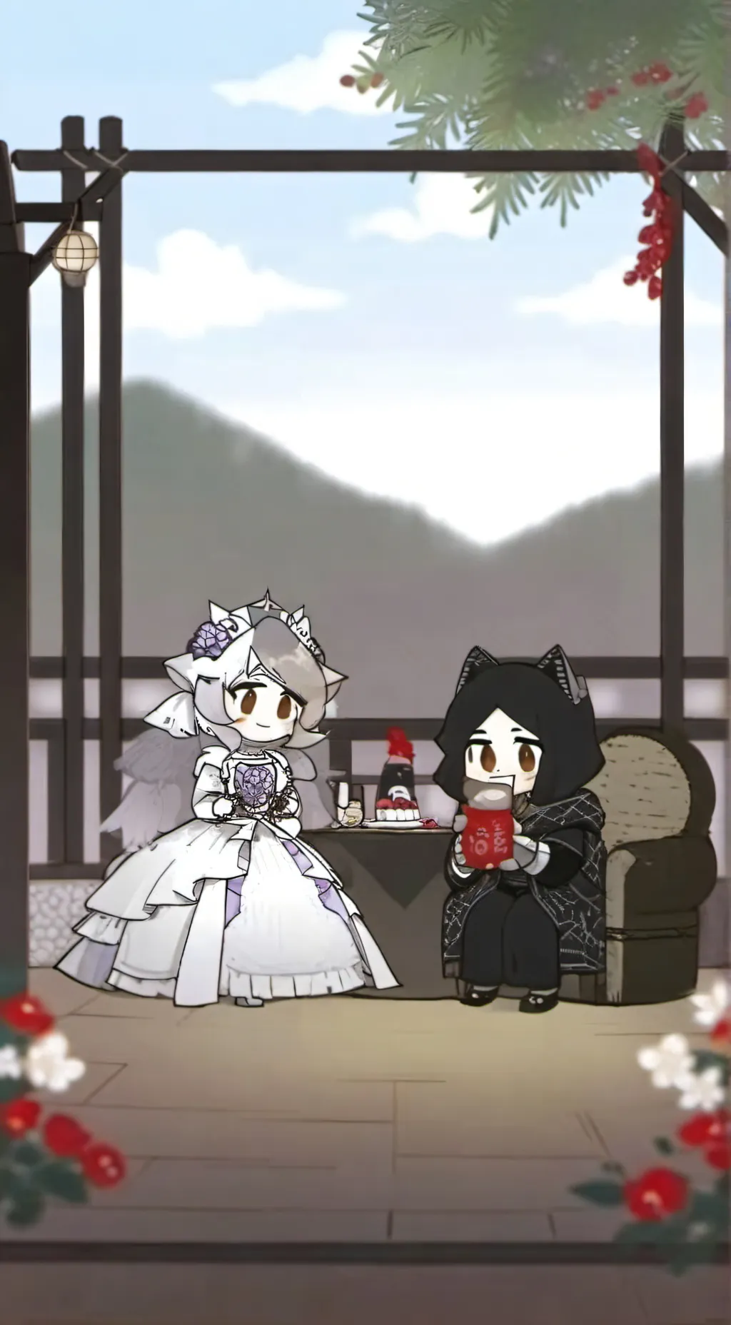 ai character: Tia lola x Argo background