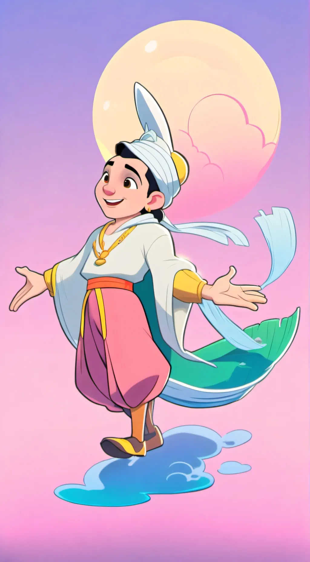 ai character: realidade virtual background