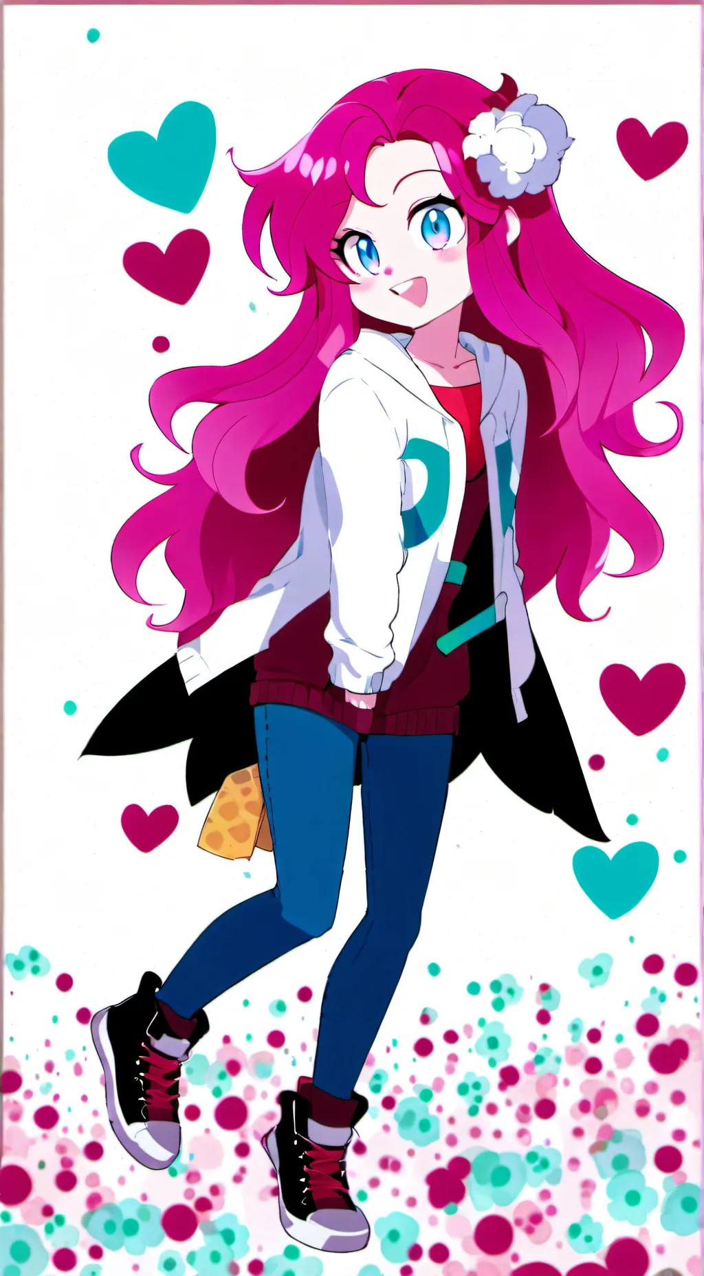 ai character: Pinkie pie  background