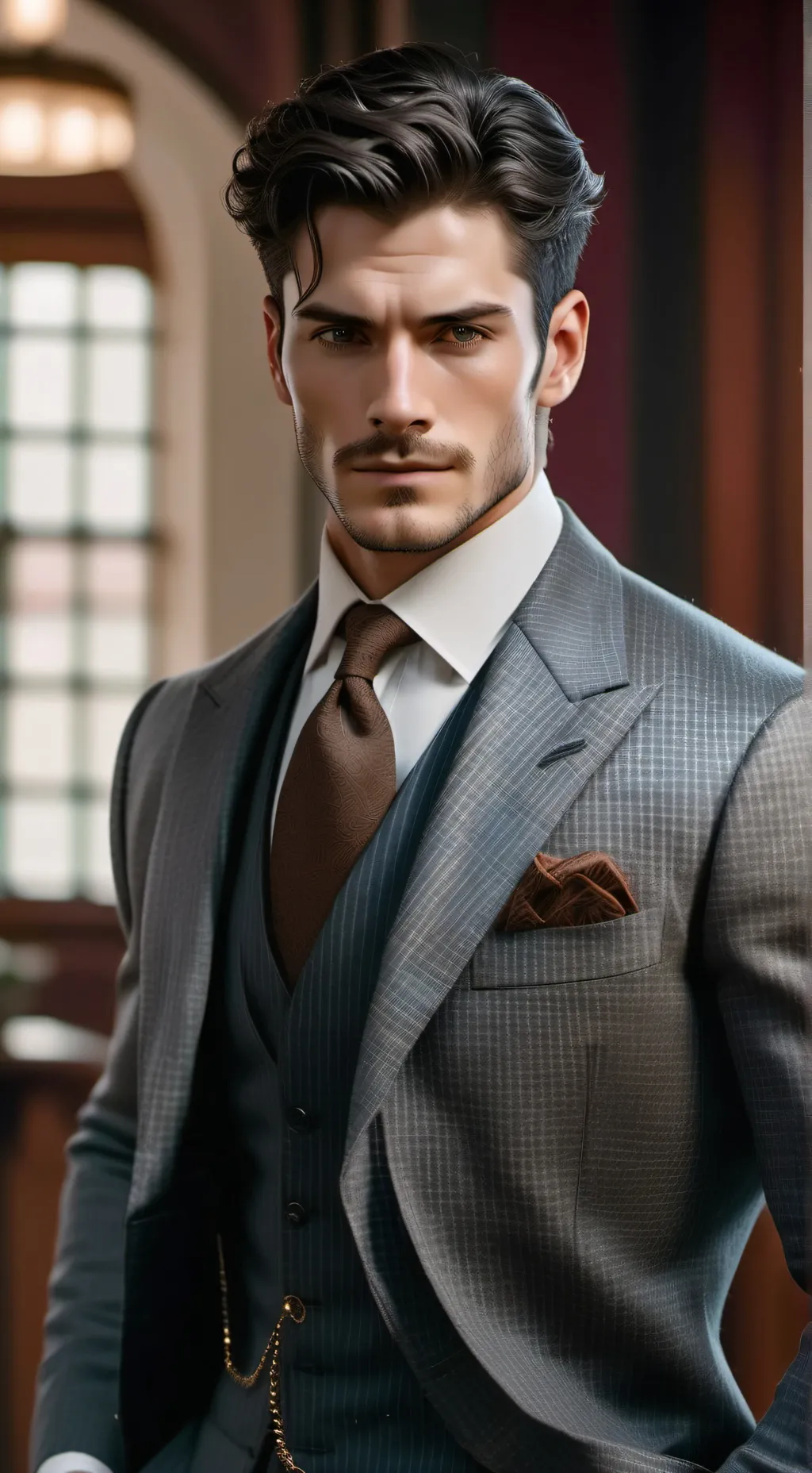 ai character: Mark Blackwell  background