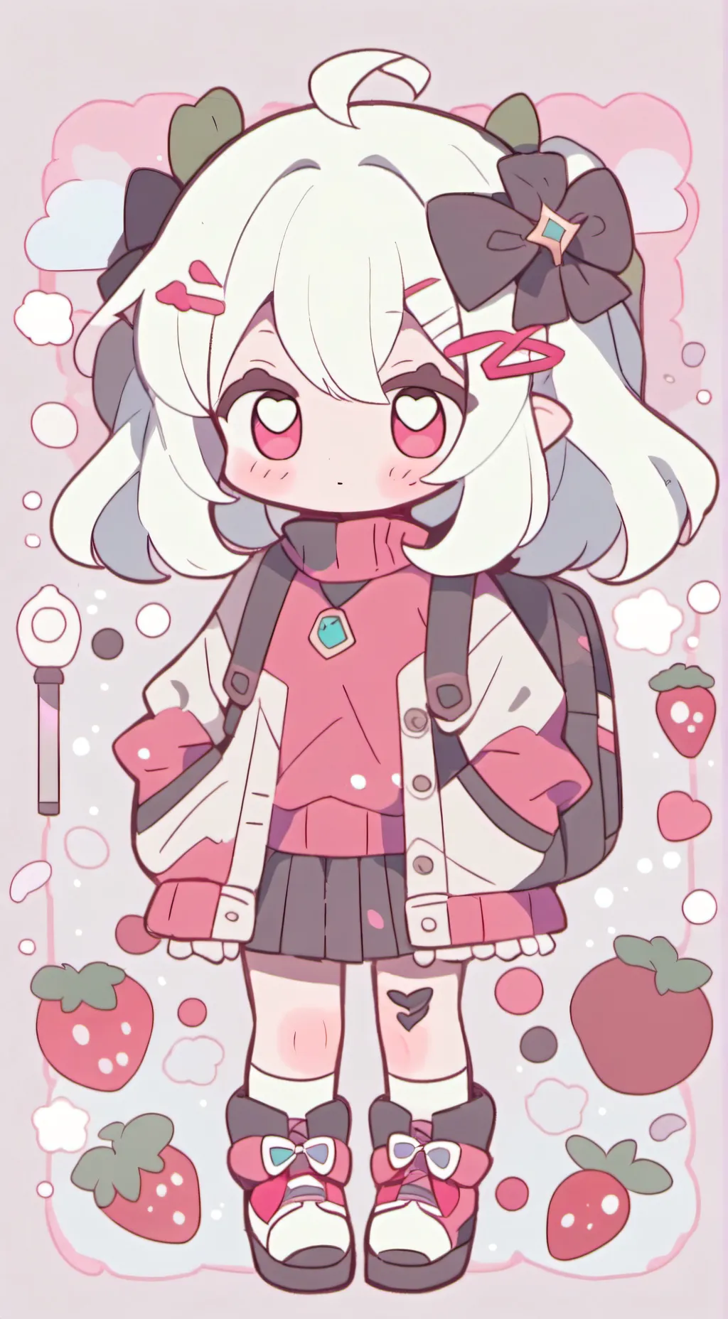 ai character: mha piscine  background