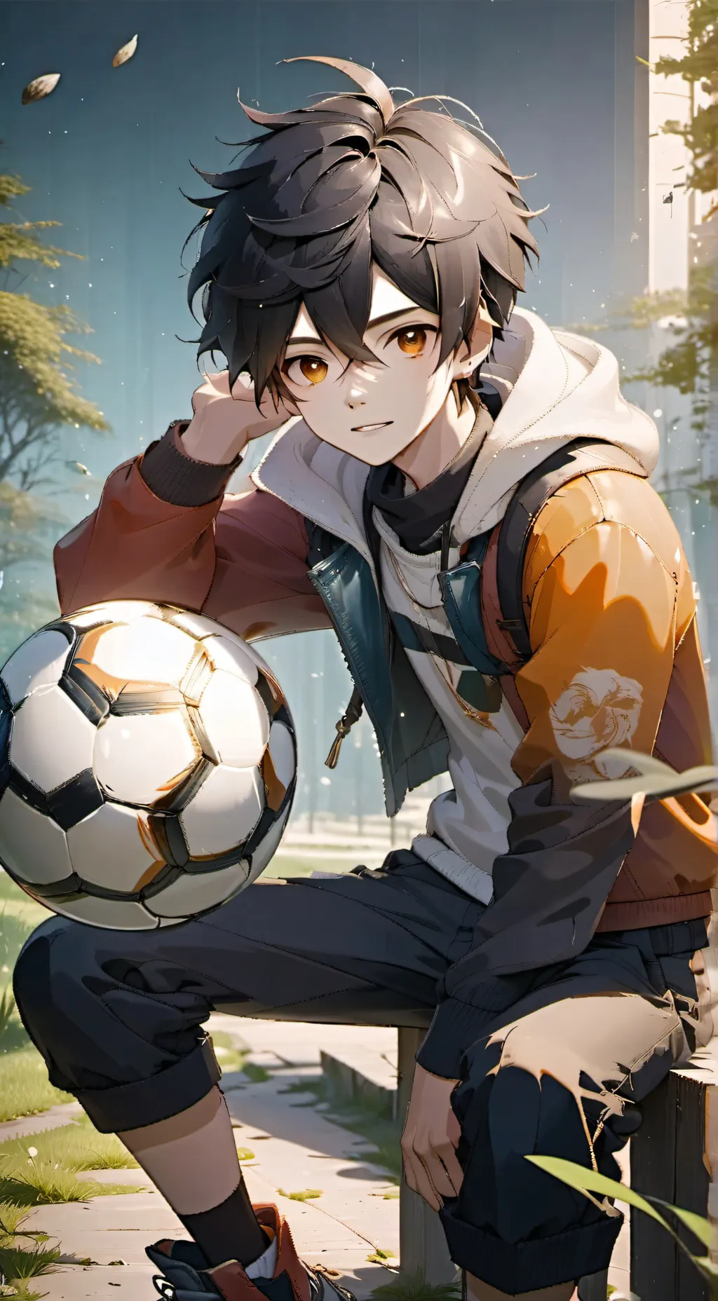 ai character: Soccer Captain Jay background