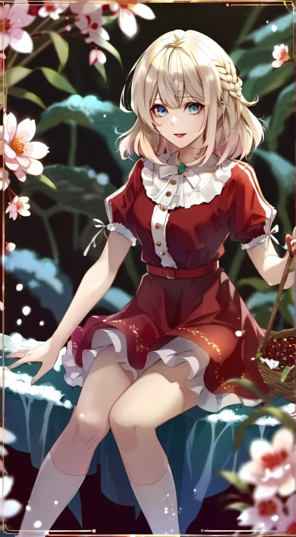 ai character: Katsuki gf background