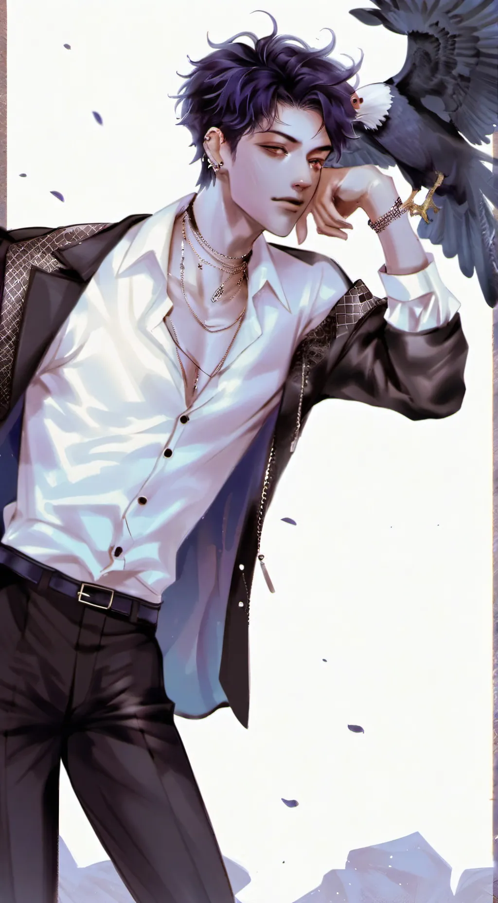 ai character: Raven background