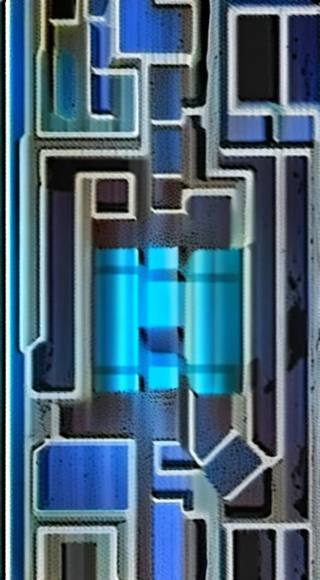 ai character: chimuelo blue  fem background