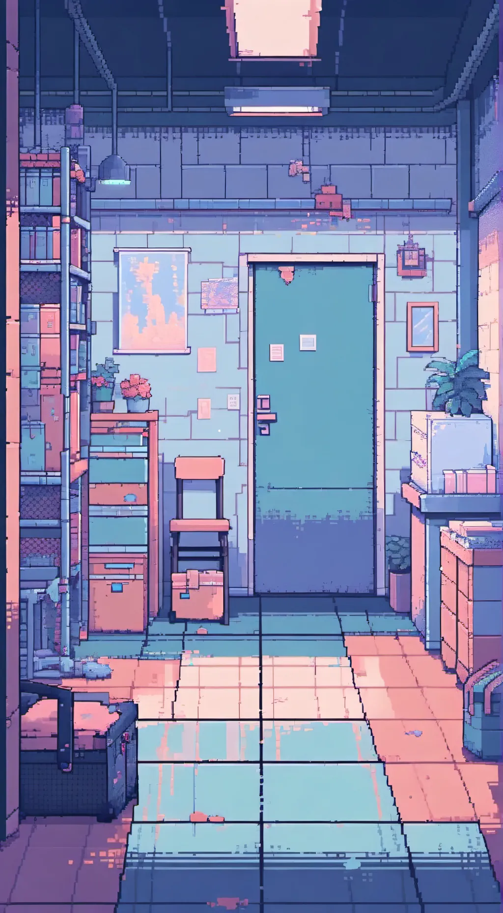 ai character: MHA detention background