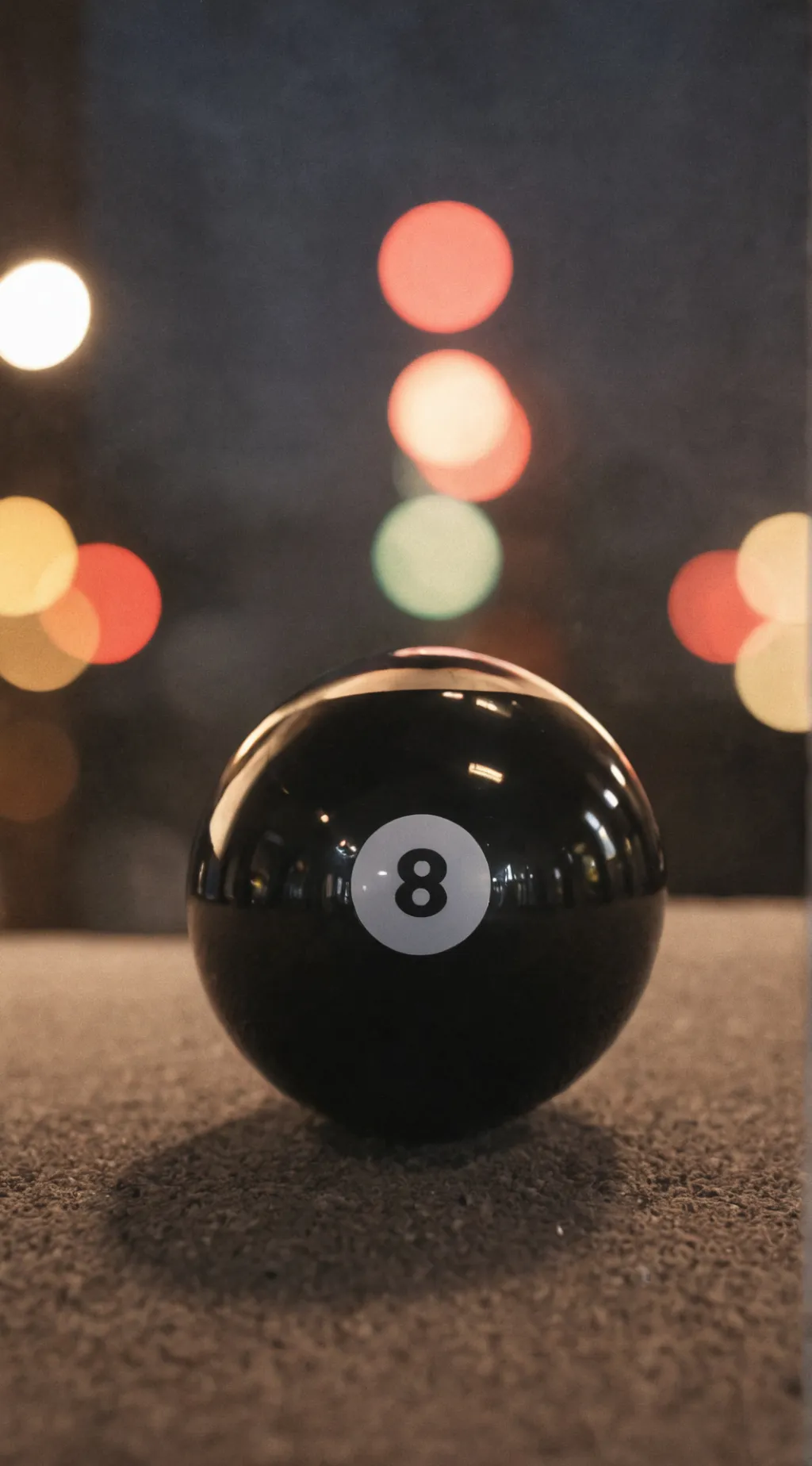 ai character: Magic 8 ball background