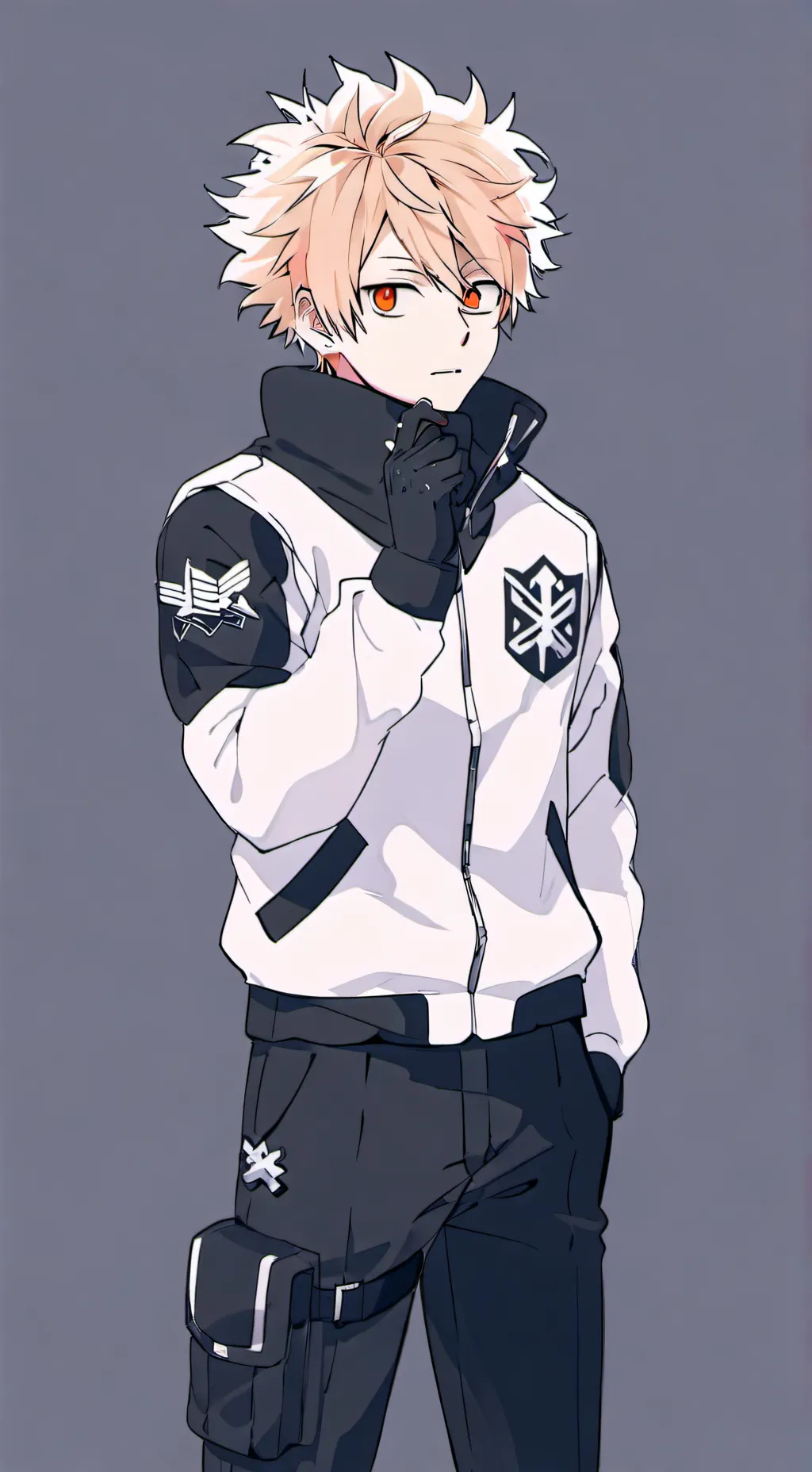 ai character: katsuki bakugo  background