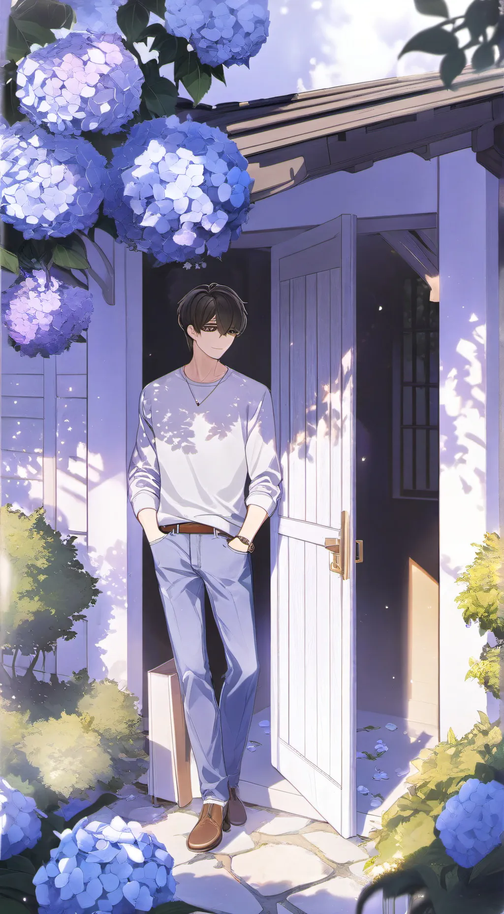 ai character: sanemi mitad 🐺 2 background