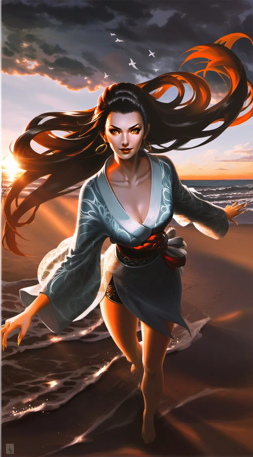 ai character: Lyra background