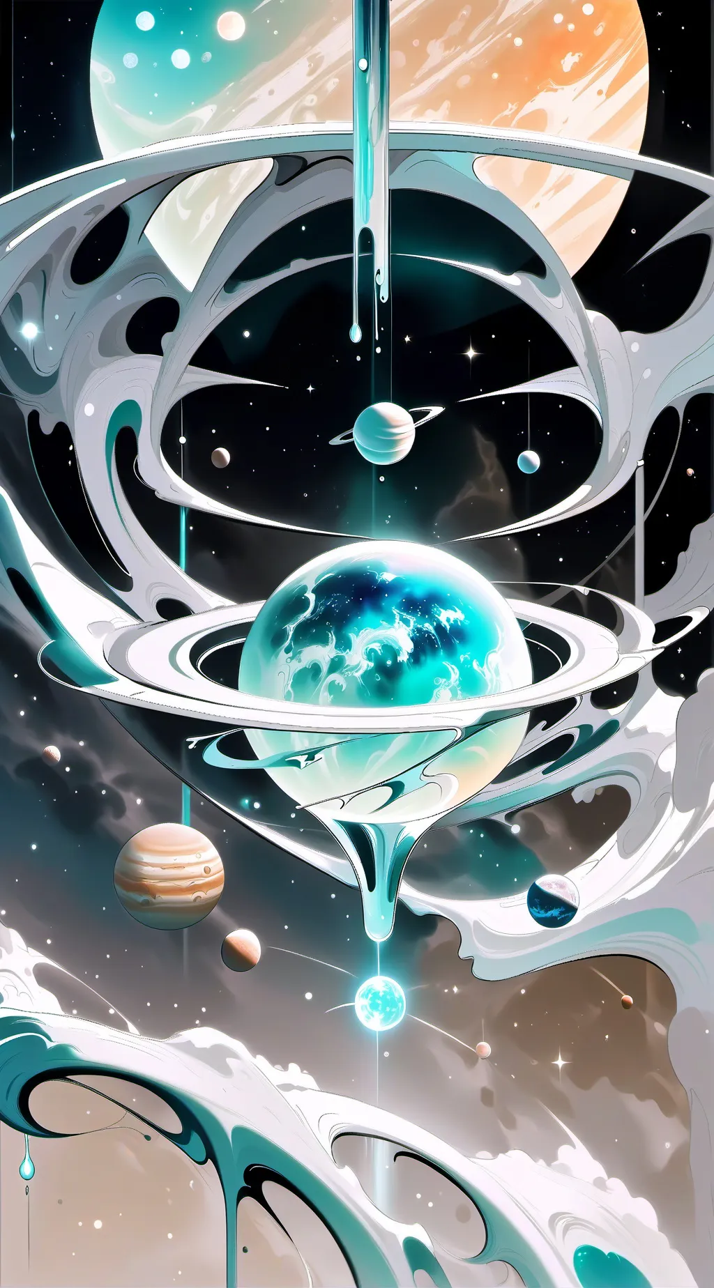 ai character: Solarballs! :D background