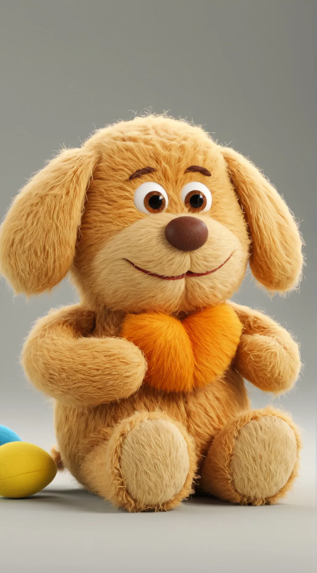 ai character: Plush background