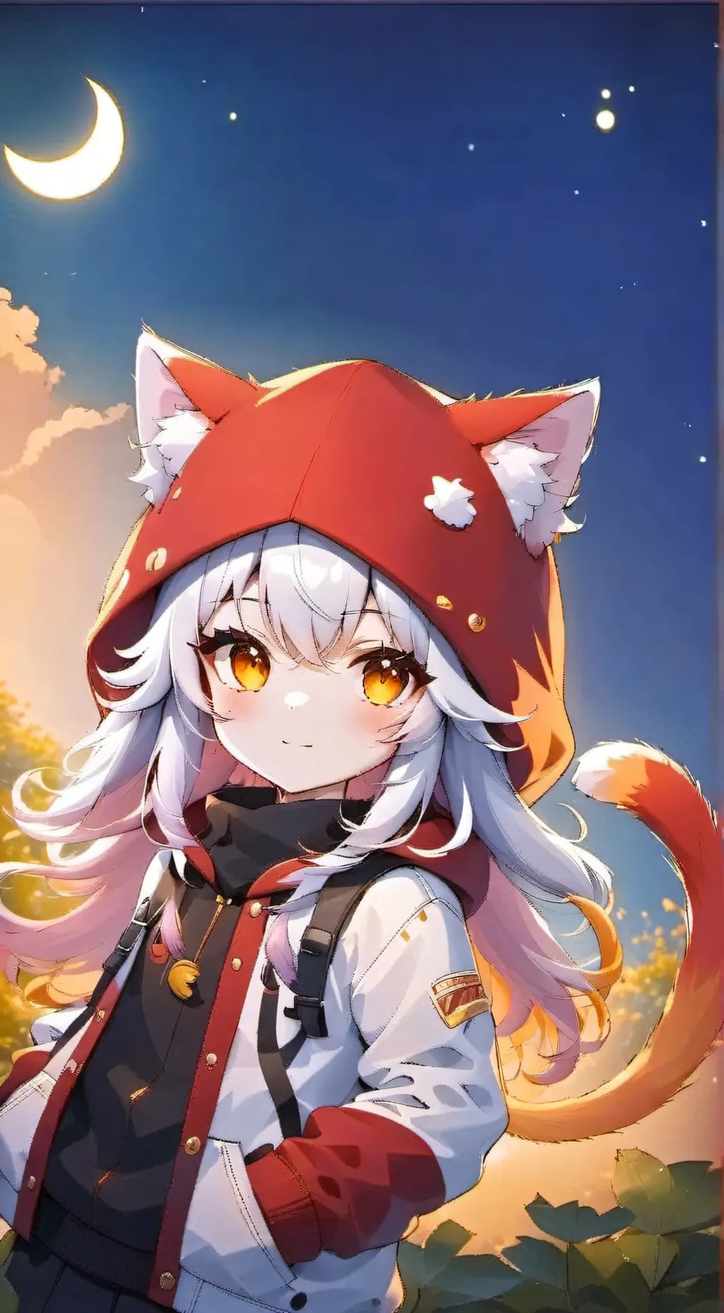 ai character: Kitsune background