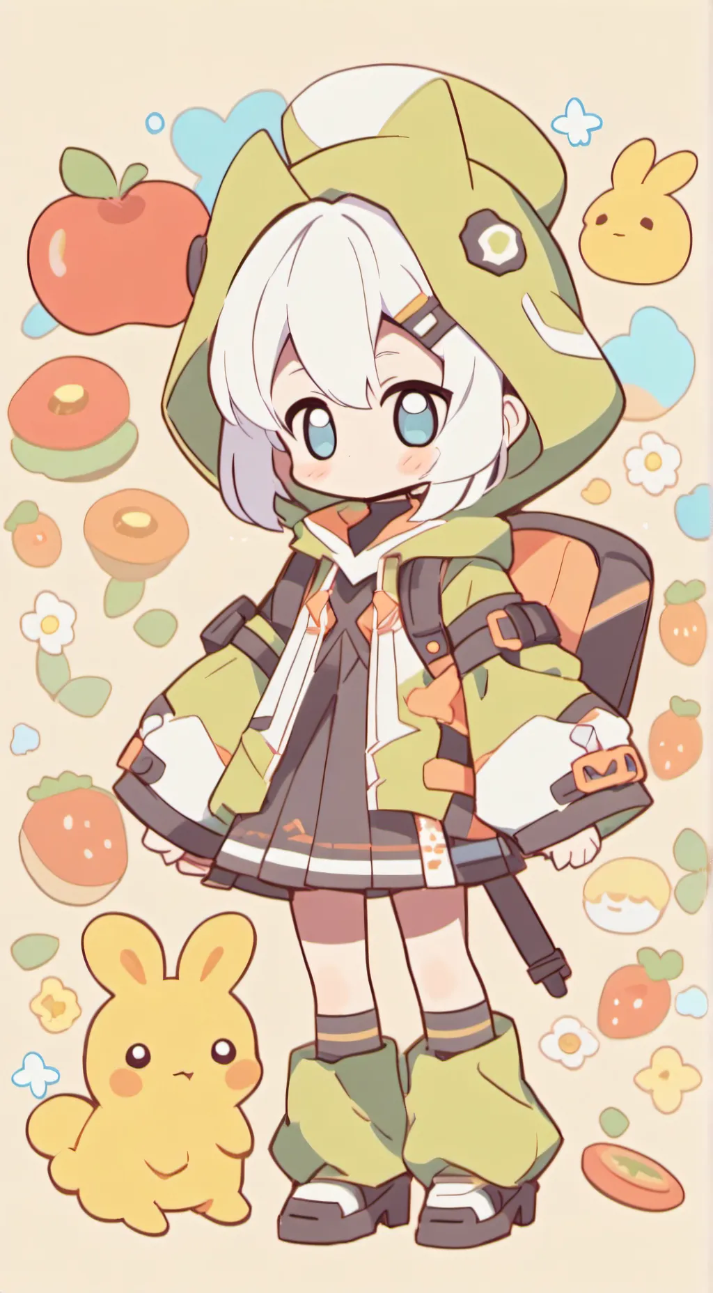 ai character: Lea background