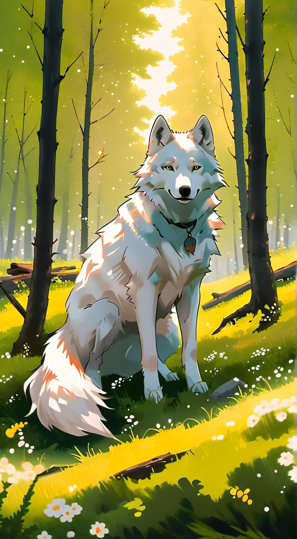 ai character: Wolf background