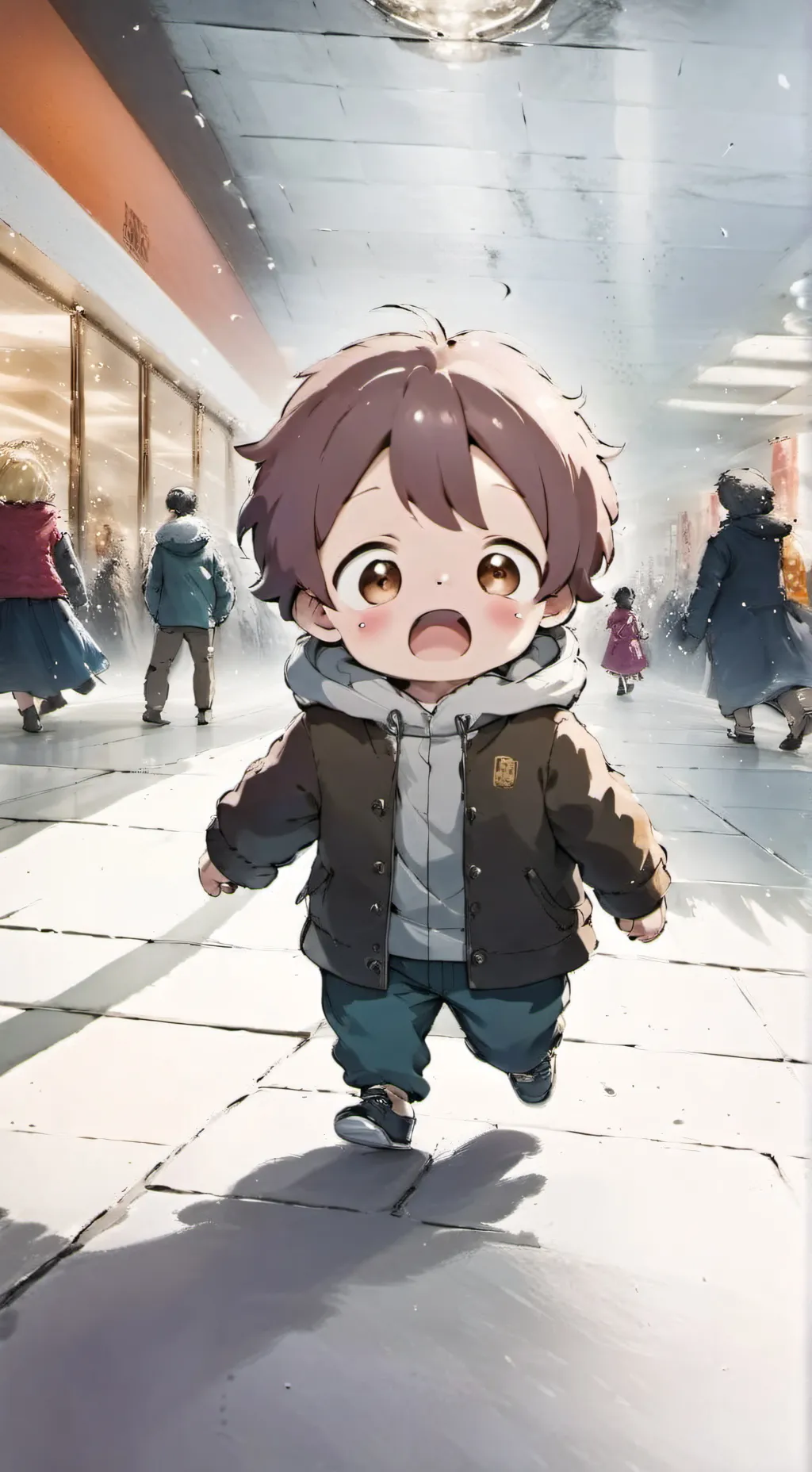 ai character: Stupid ahh baby background