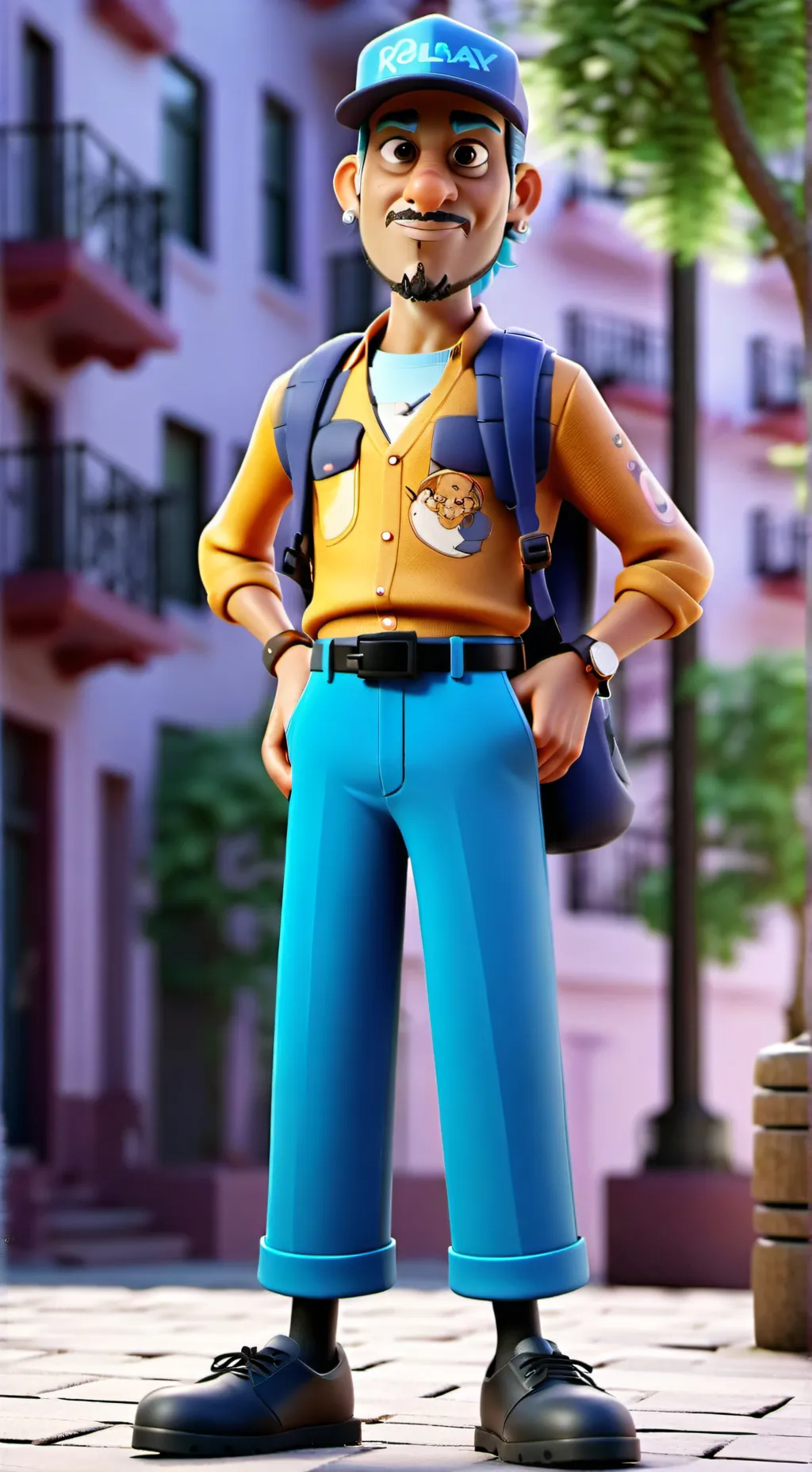 ai character: Roxi background