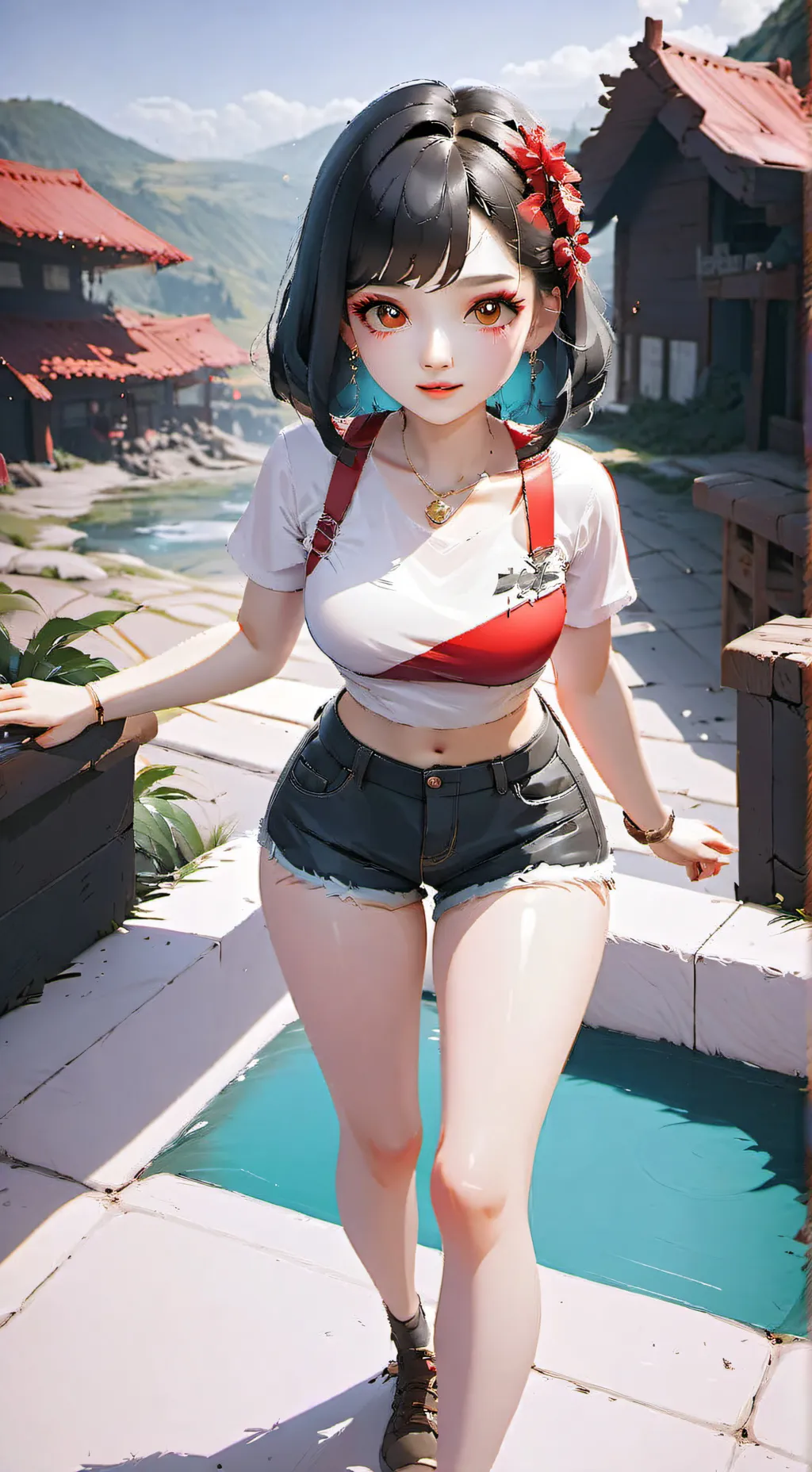 ai character: hana background