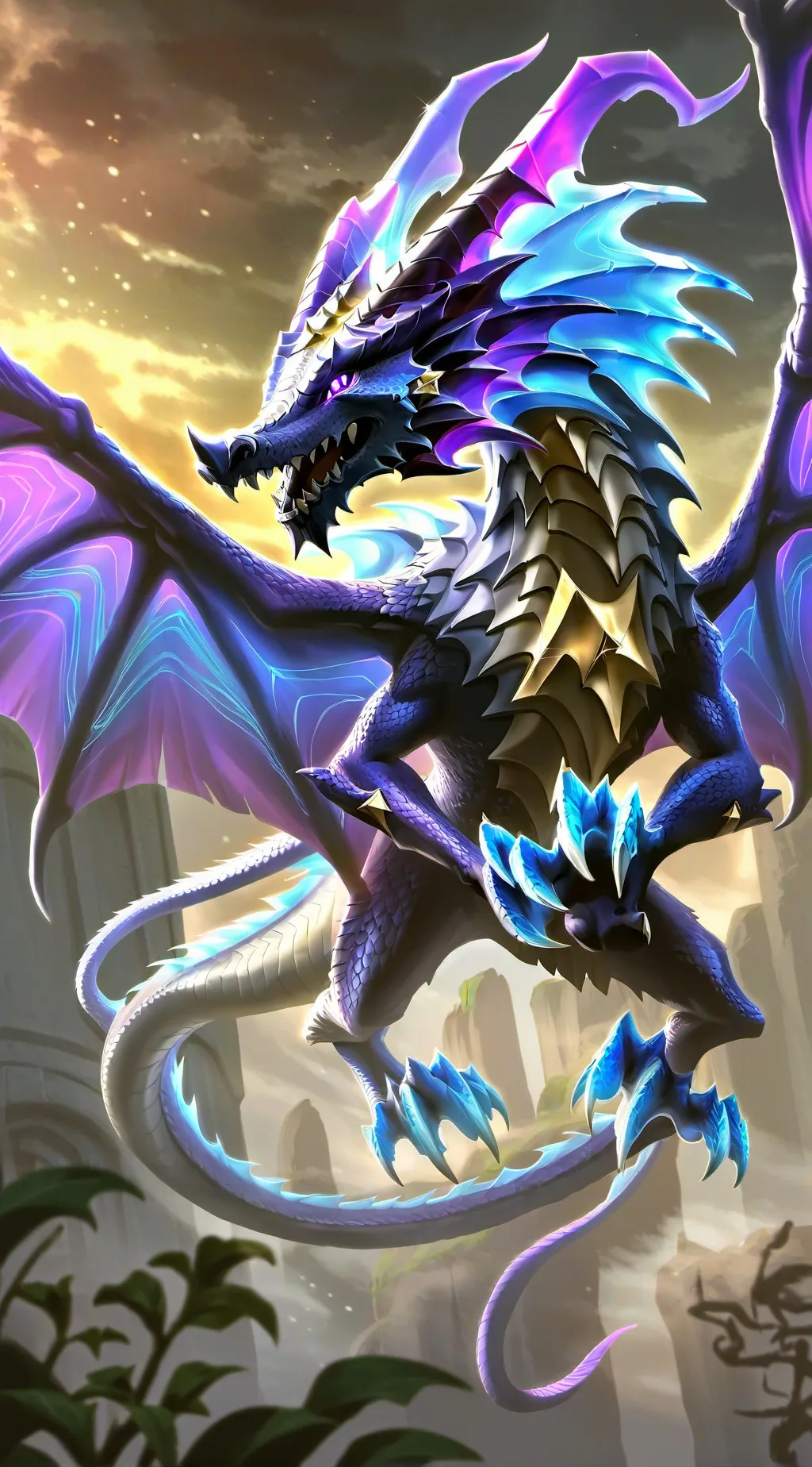 ai character: Dragon!!! background