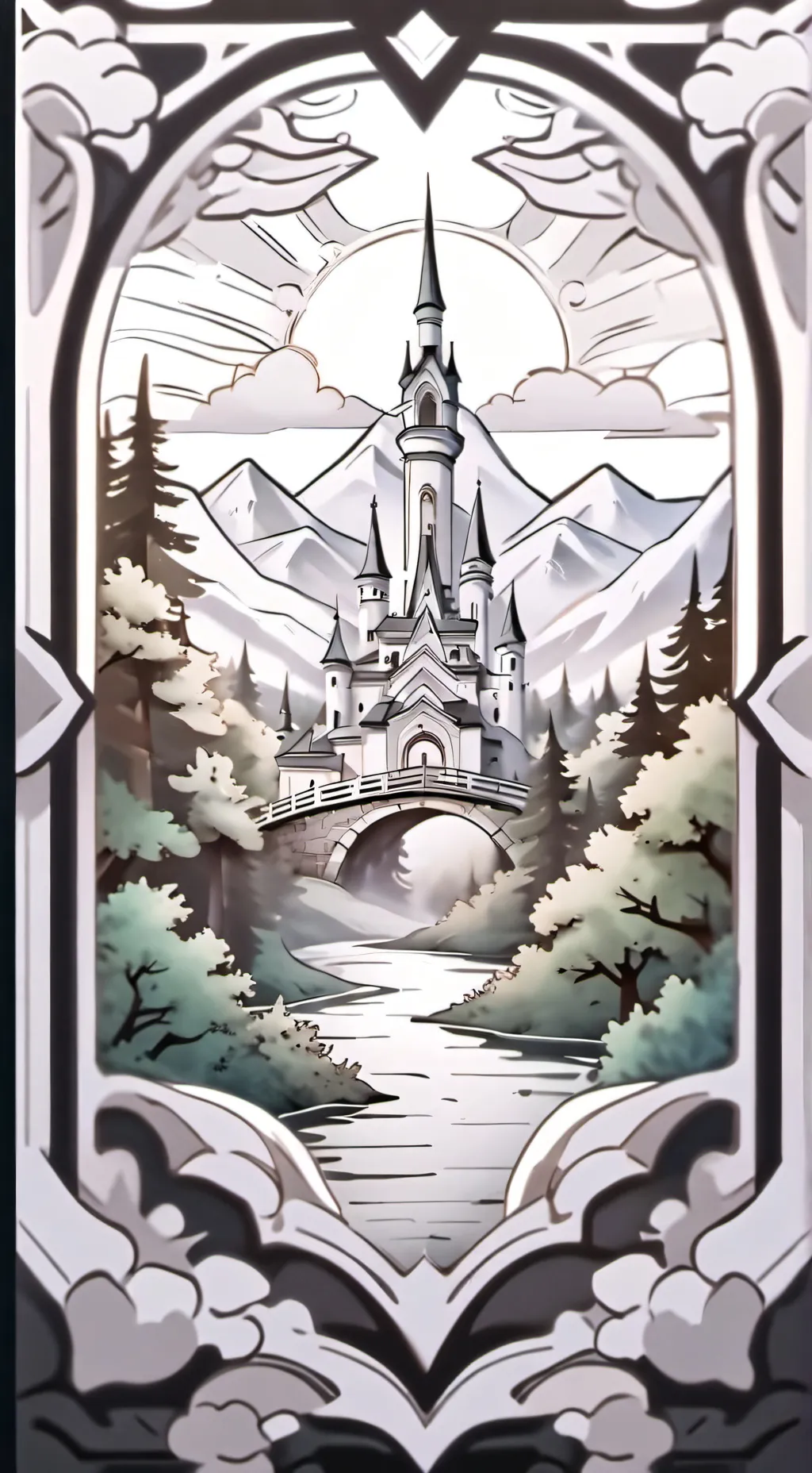 ai character:  x        z background