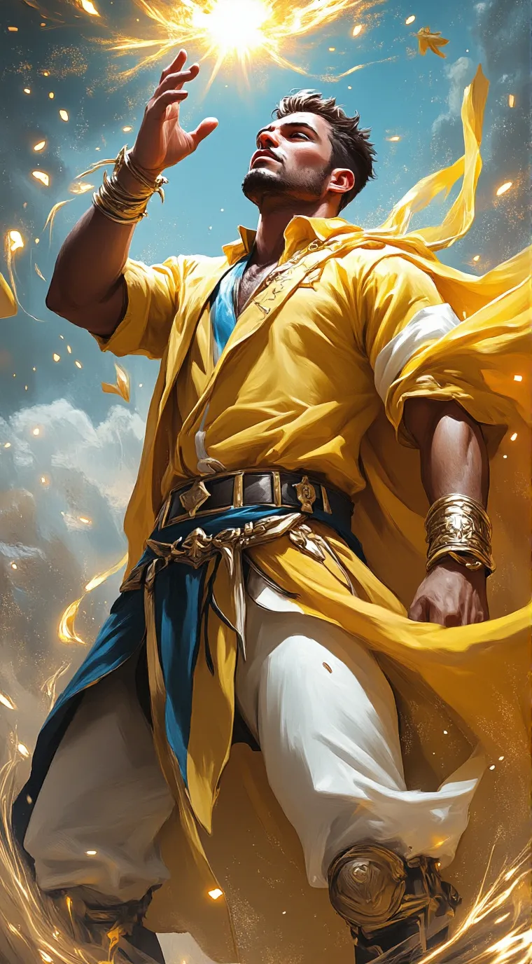 ai character: super retirado background