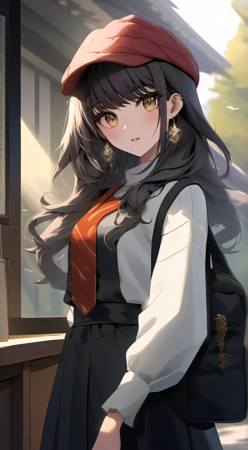 ai character: Luna ☺️ background