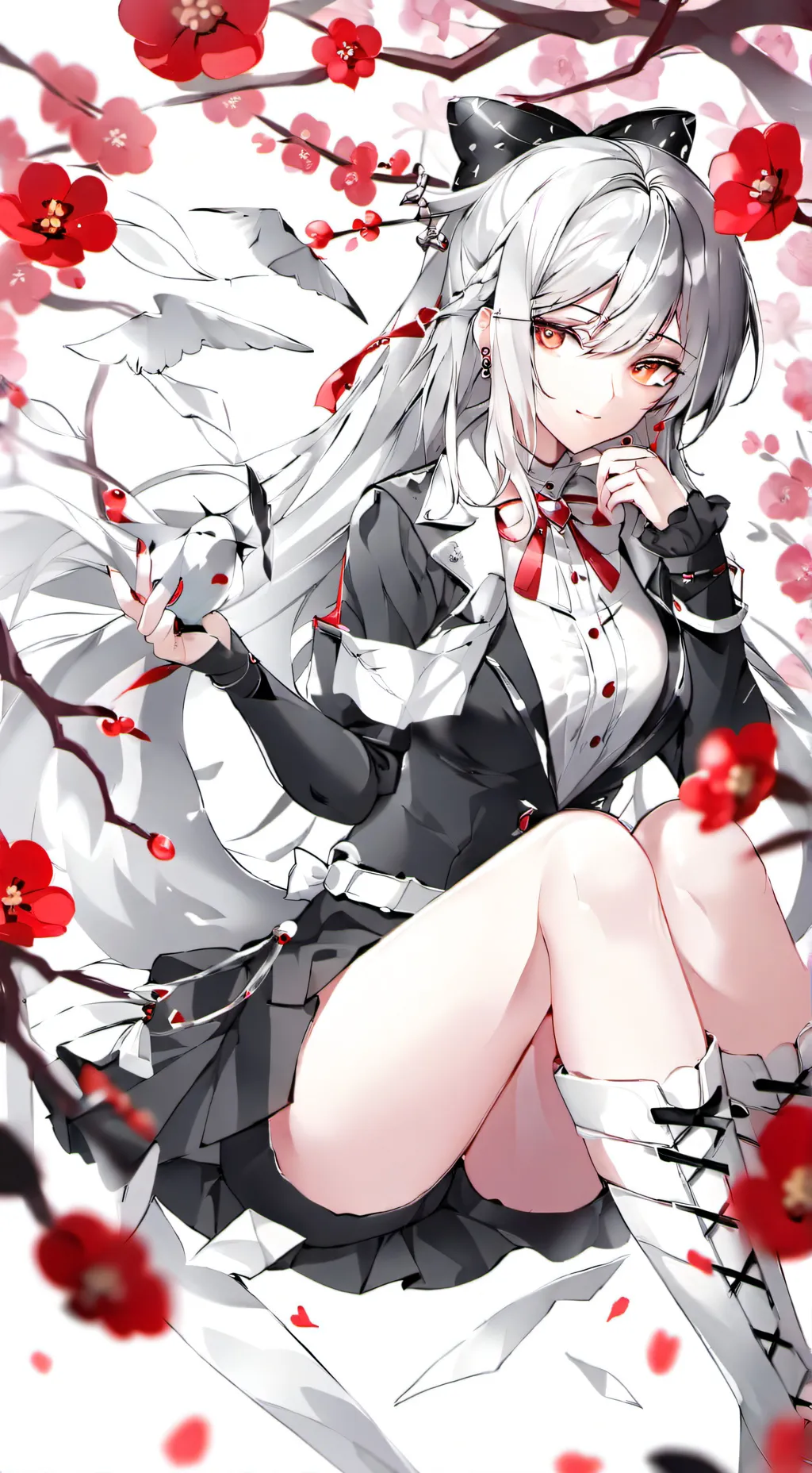 ai character: Mha Valentines Day background