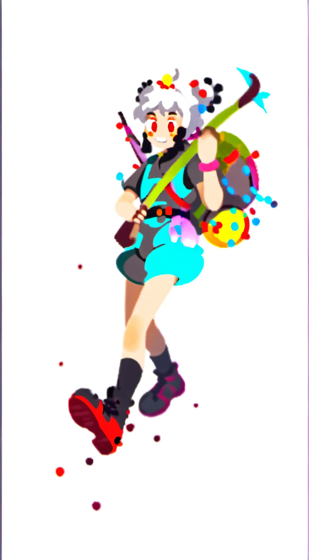 ai character: Blueberryshake  background