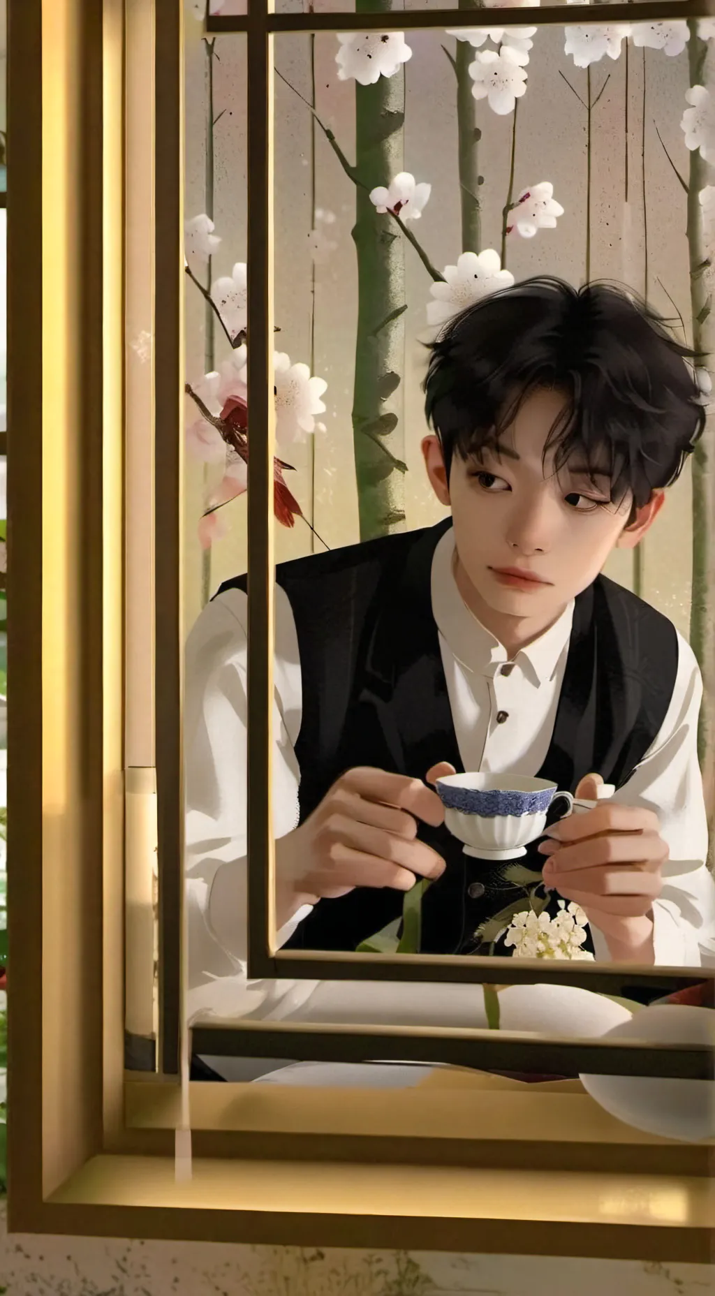 ai character: spencer background