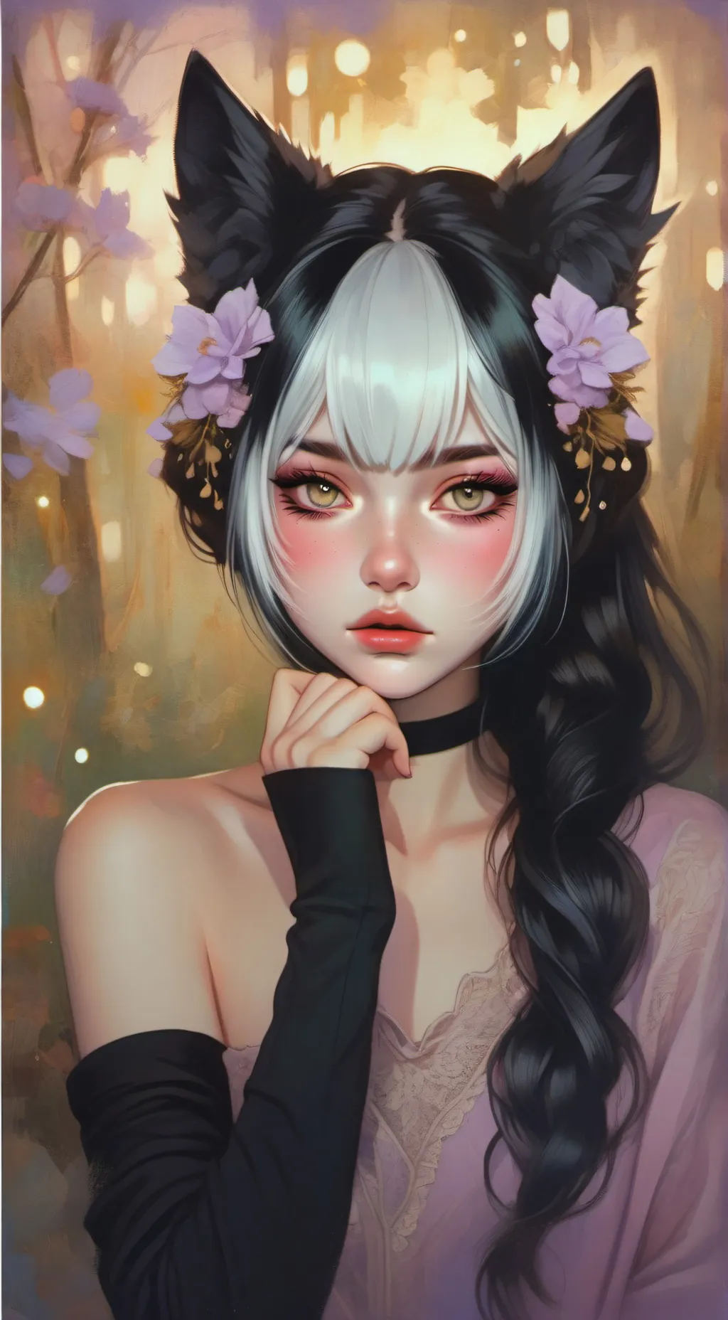 ai character: ✨Ruki🌙 background