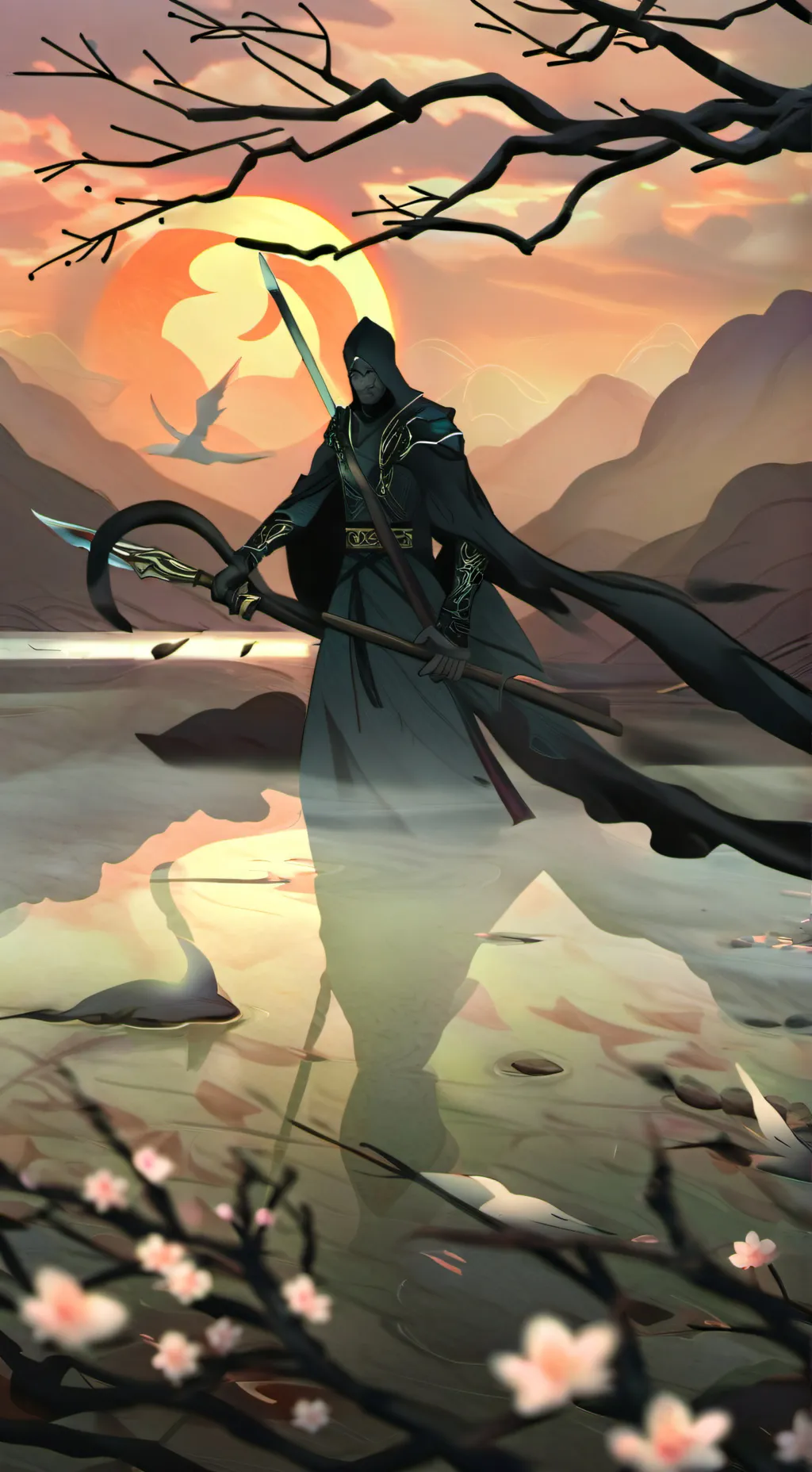 ai character: hola background