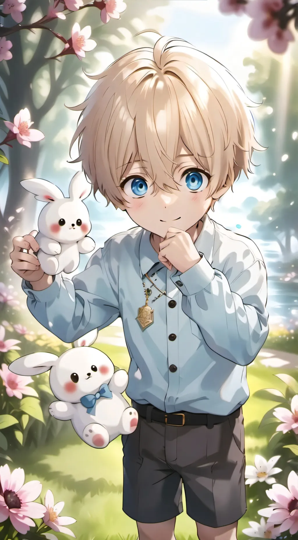 ai character: Honey Senpai background