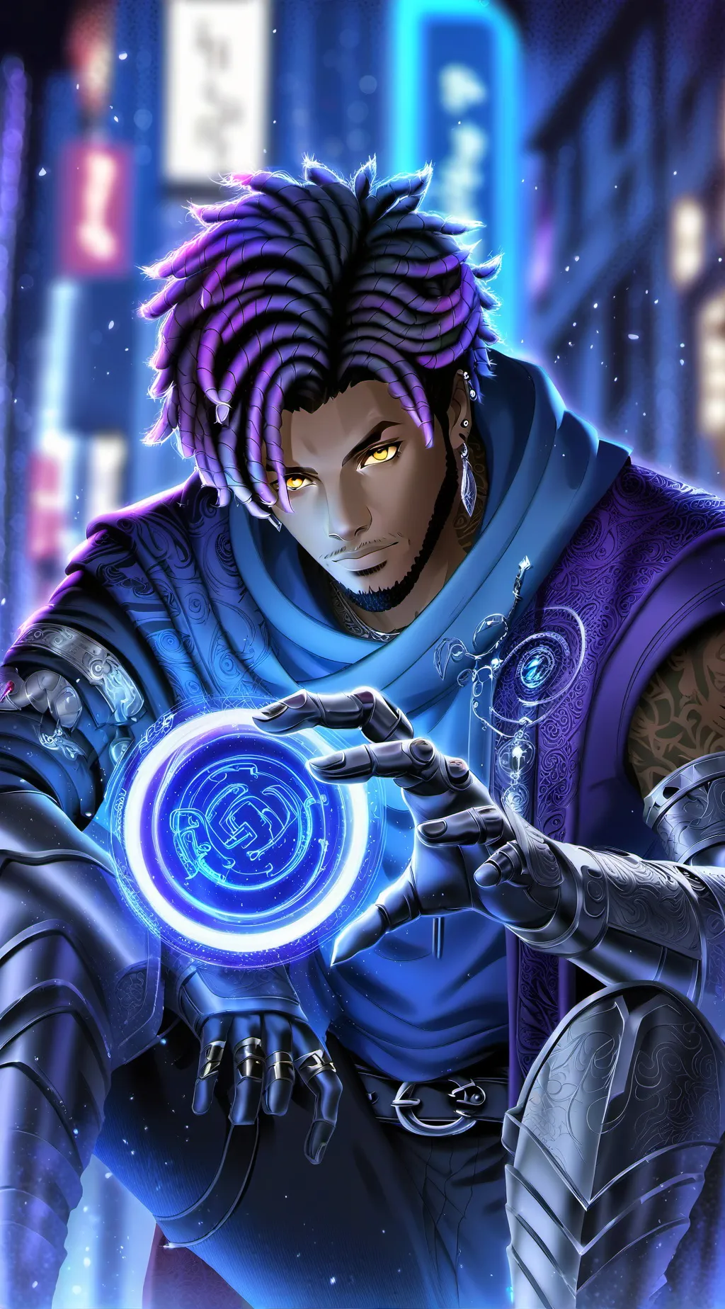 ai character: Juice wrld  background