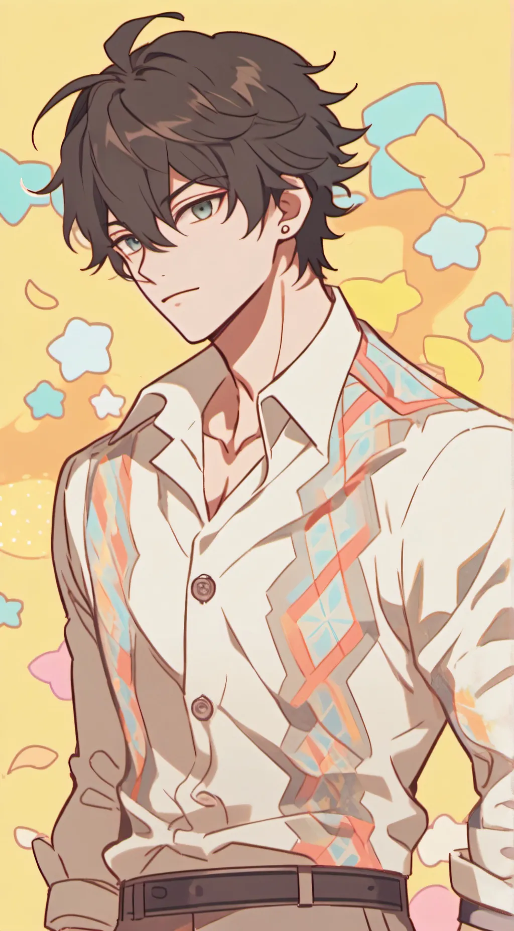 ai character: Adrian  background