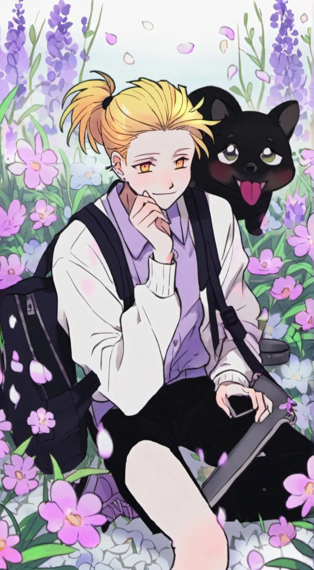 ai character: EraserMic Family background