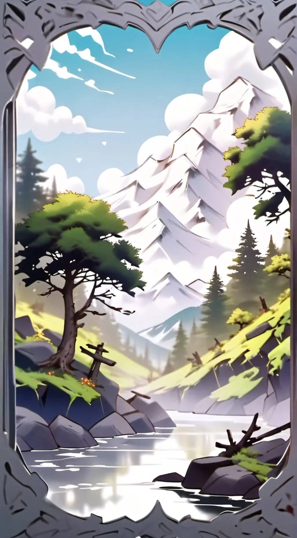 ai character: dandys world background