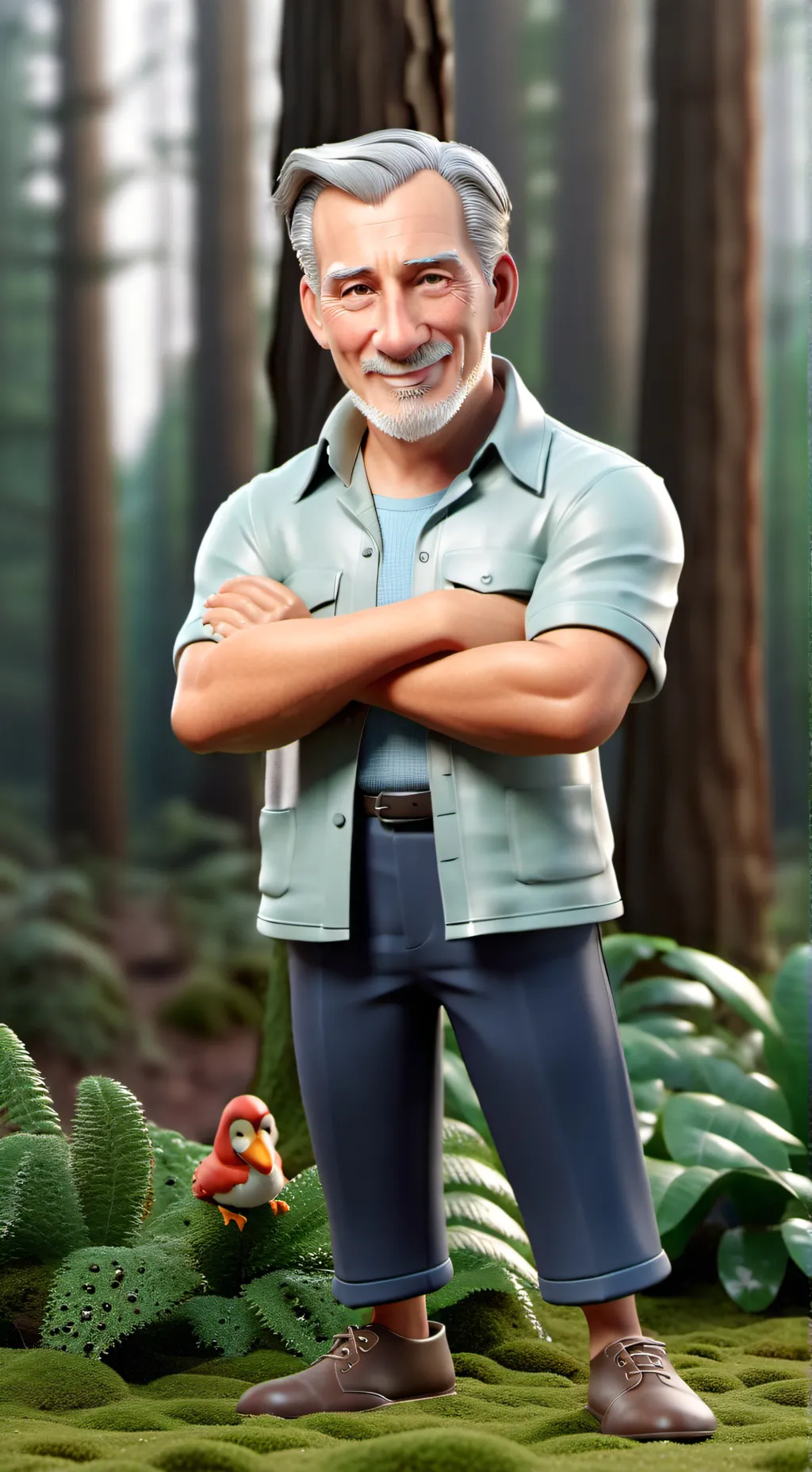 ai character: Allan background