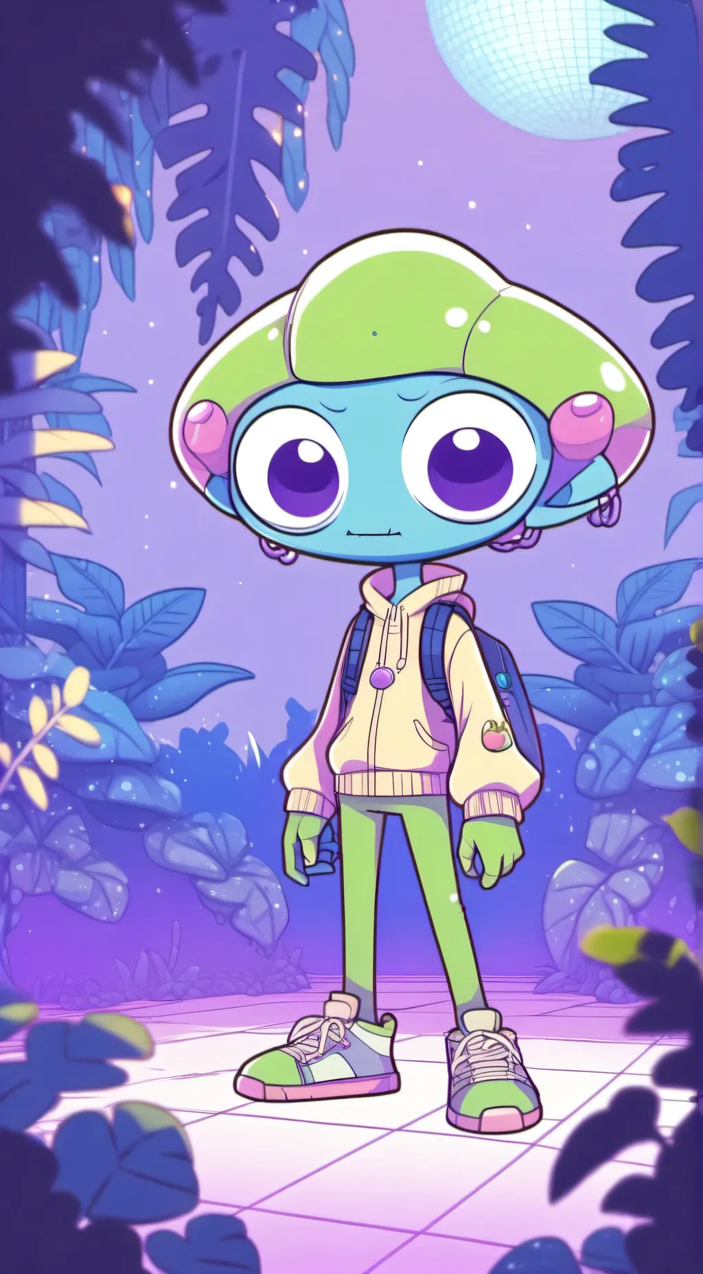 ai character: house or horror background