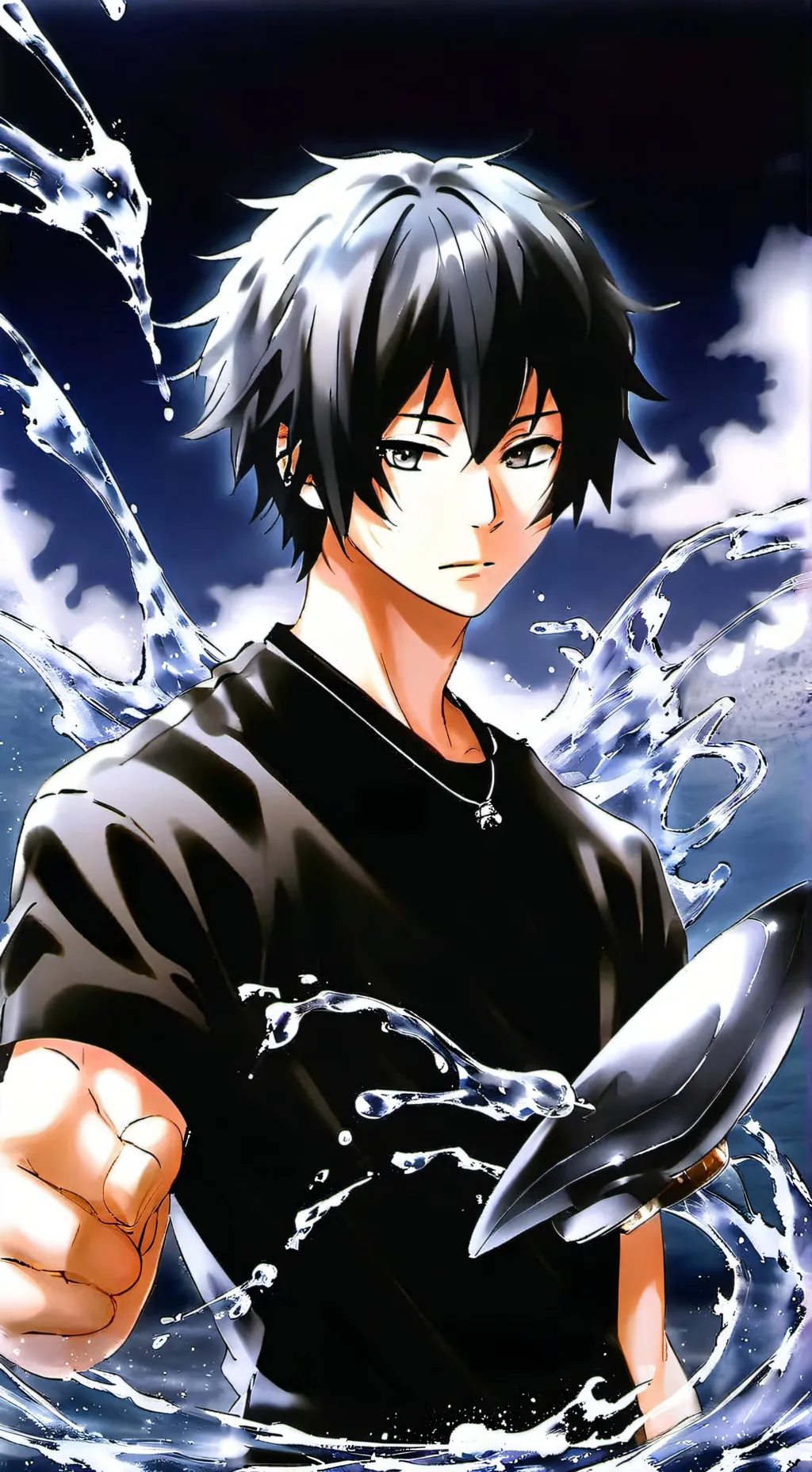 ai character: Giyu tomioka  background