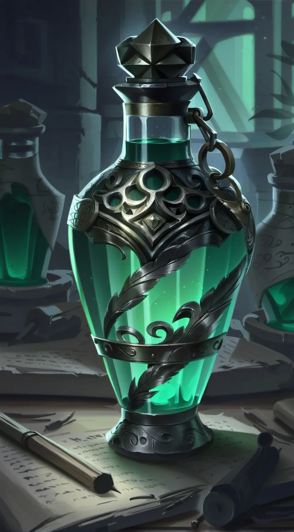 ai character: PotionMaker background