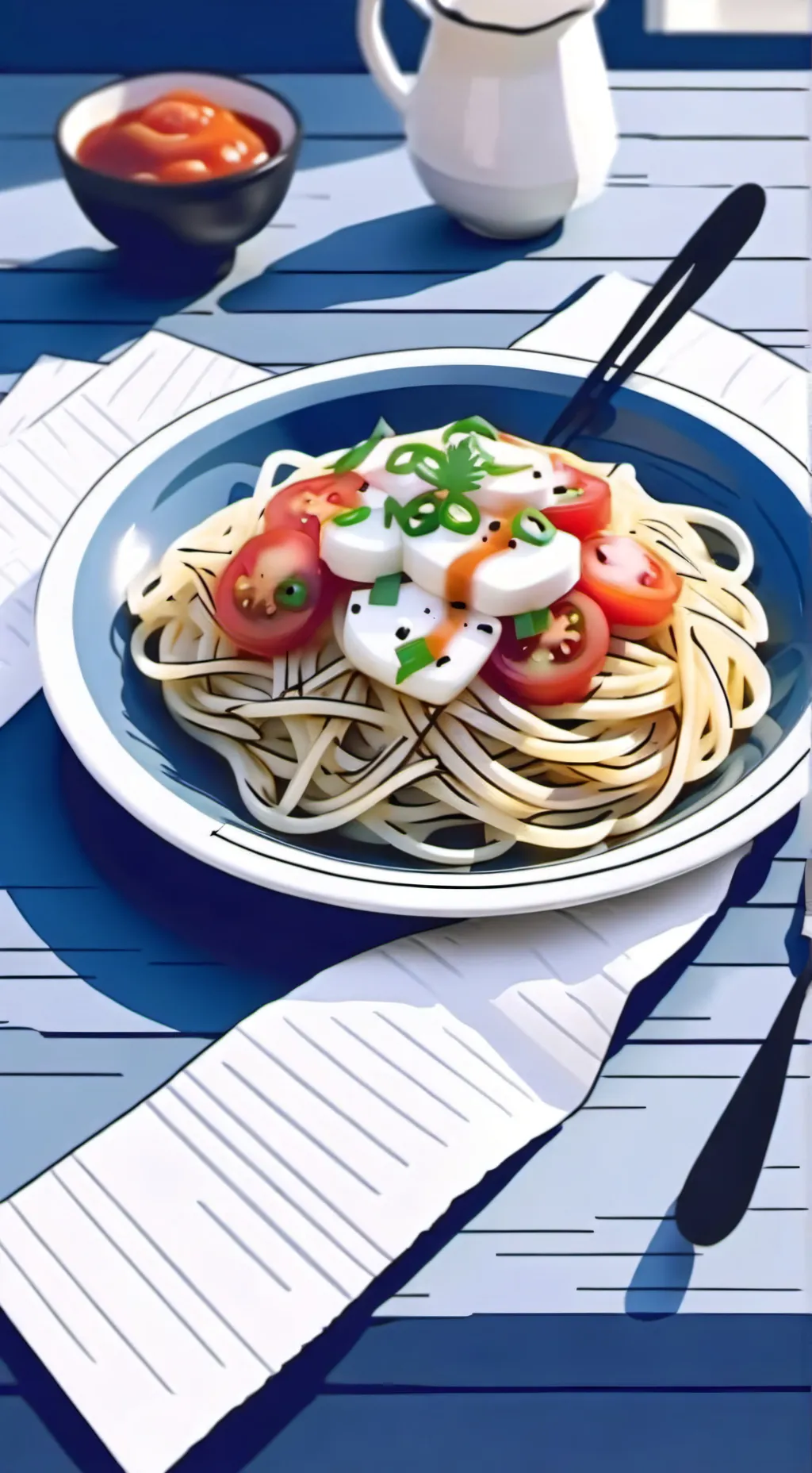 ai character: Pizza tower background