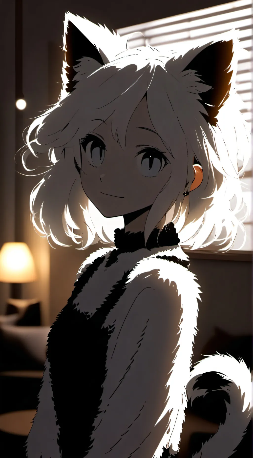 ai character: Mystic Noir background