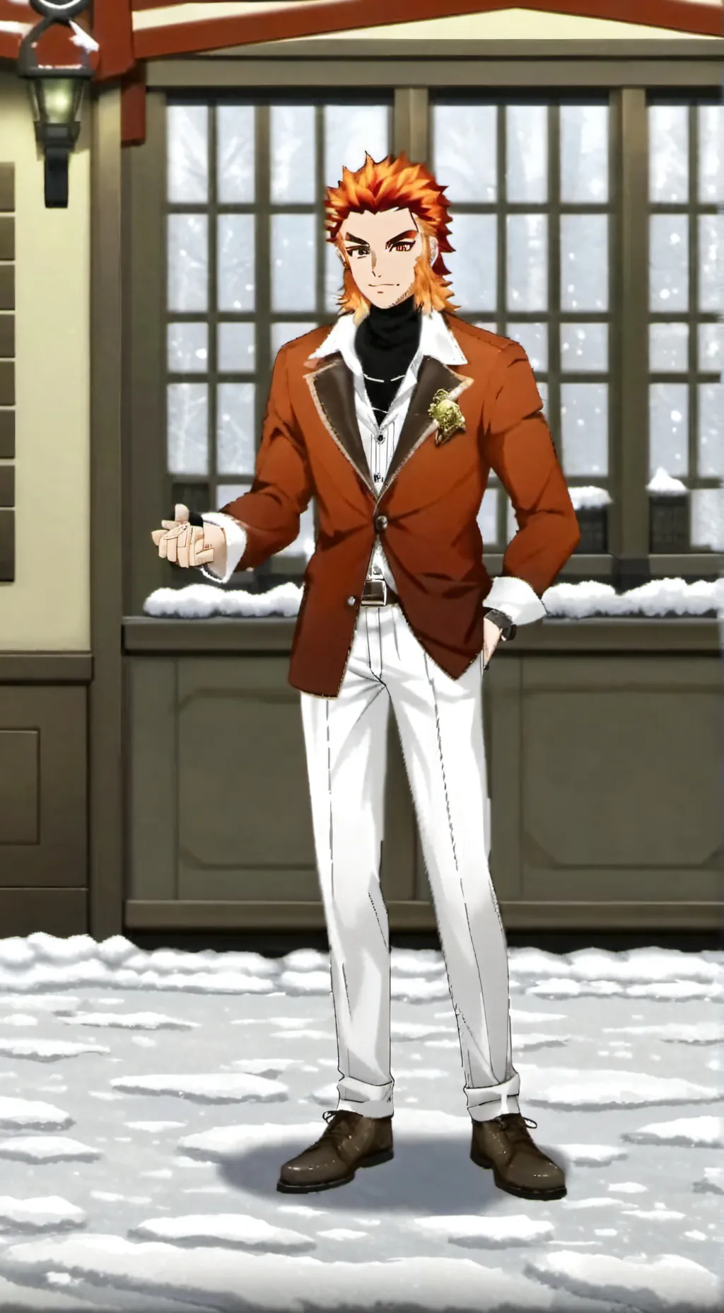 ai character: Rengoku spicymovie background