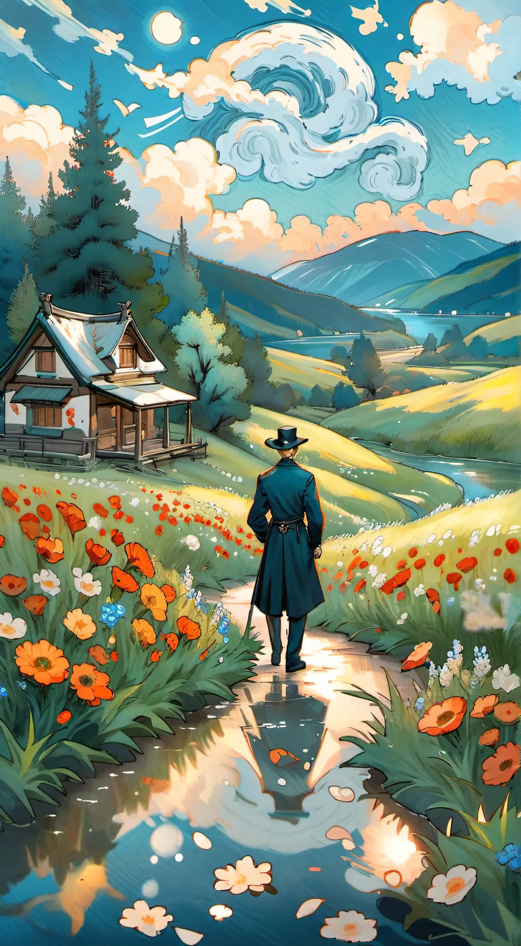 ai character: last talkie background