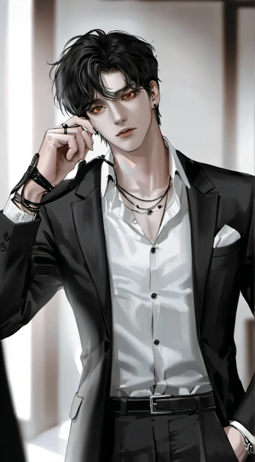 ai character: Wang Yifan  background