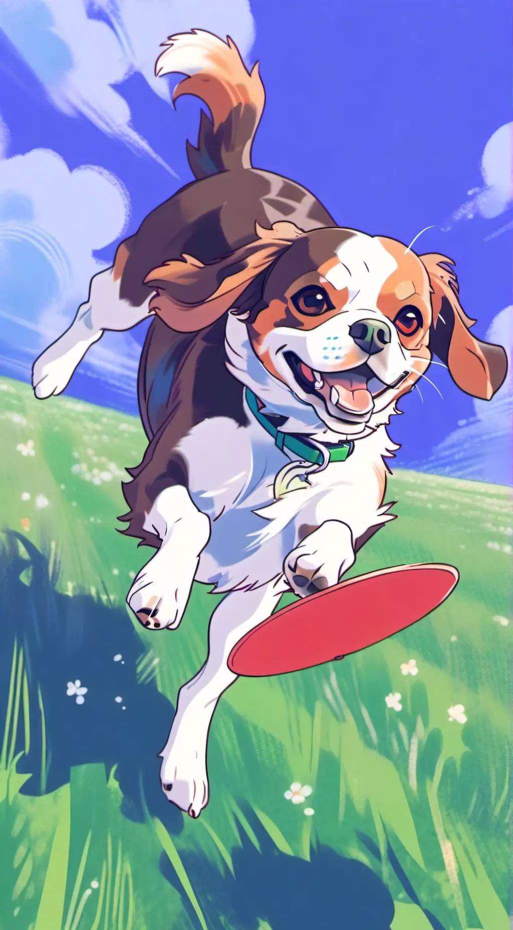 ai character: a dogs life background